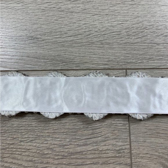 Bridal Beaded Jewelled Satin Belt main image 6